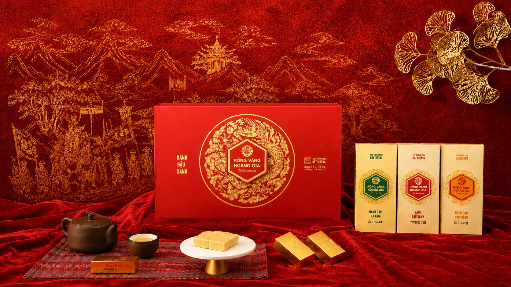 Bánh đậu xanh Rồng Vàng Hoàng Gia