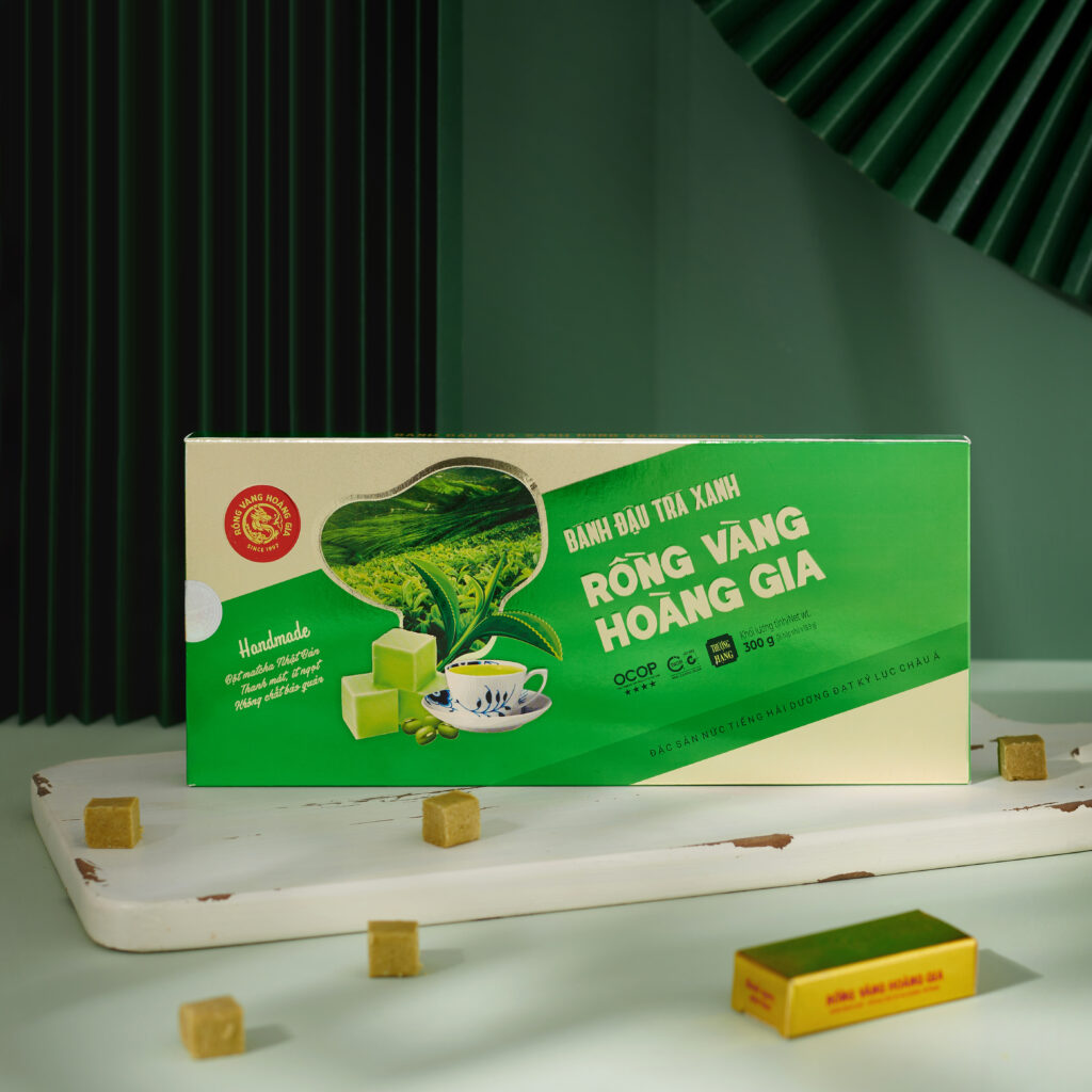 Bánh đậu trà xanh Rồng Vàng Hoàng Gia (2)